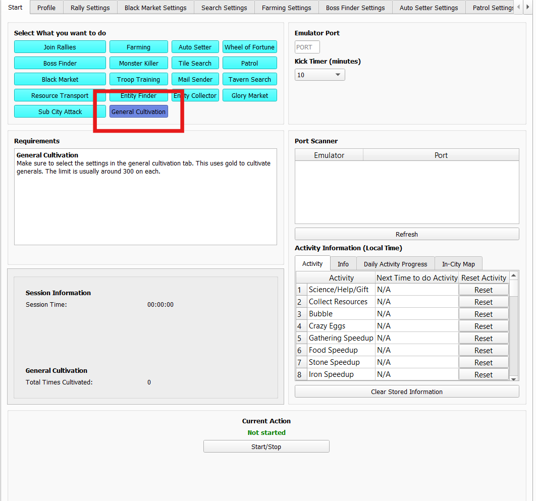 Hướng Dẫn Tu Luyện Tướng (General Cultivation)