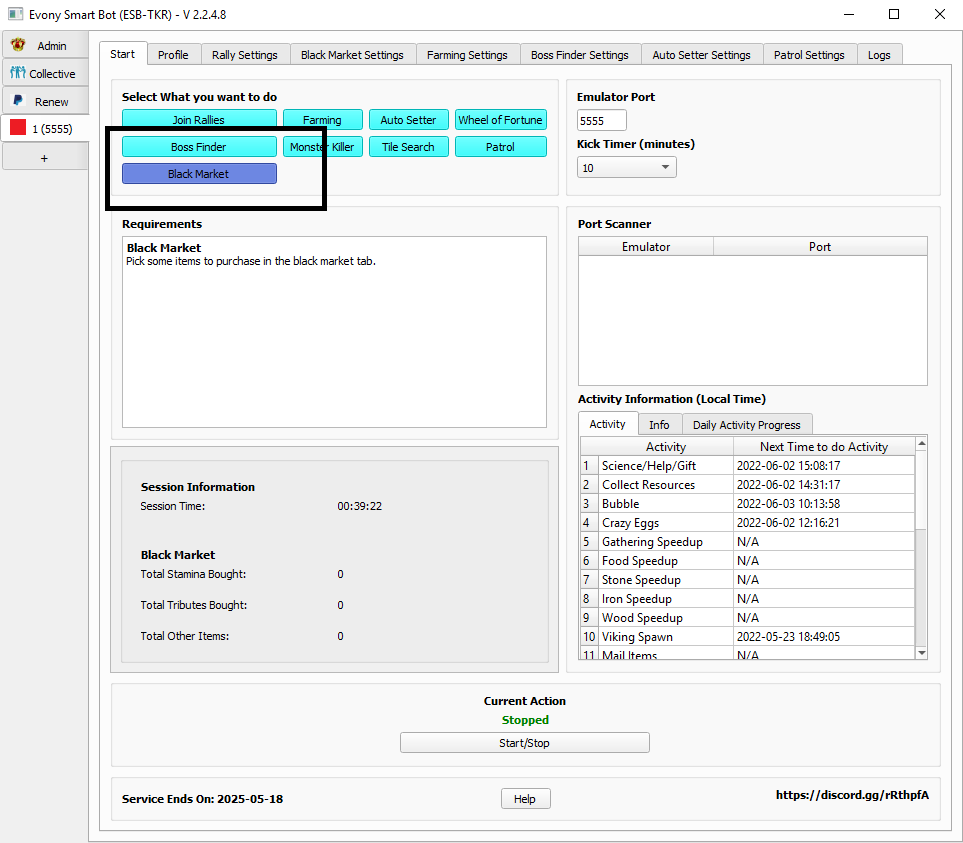 Hướng Dẫn Black Market (Chợ Đen)