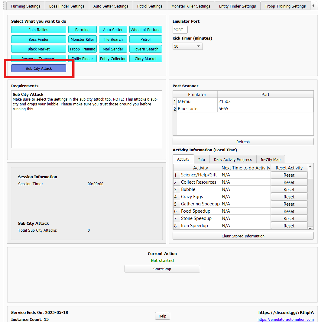 Hướng Dẫn Tấn Công Thành Phụ (Sub City Attack)